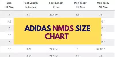 adidas nmd dam|adidas nmd size chart.